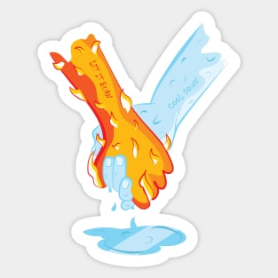 Song of Fire and Ice Sticker